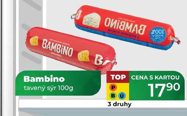 Bambino tavený sýr 100g