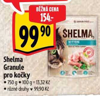 Shelma Granule pro kočky, 750 g