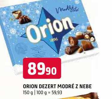 Orion dezerty modré z nebe 150g