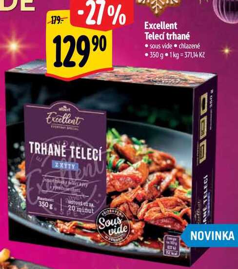 Excellent Telecí trhané, 350 g