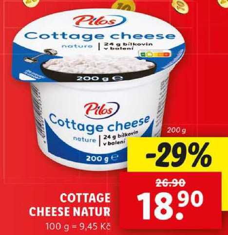 Cottage cheese natur, 200 g