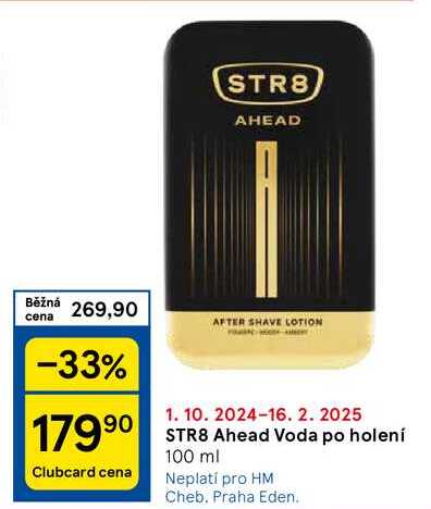 STR8 Ahead Voda po holení, 100 ml 