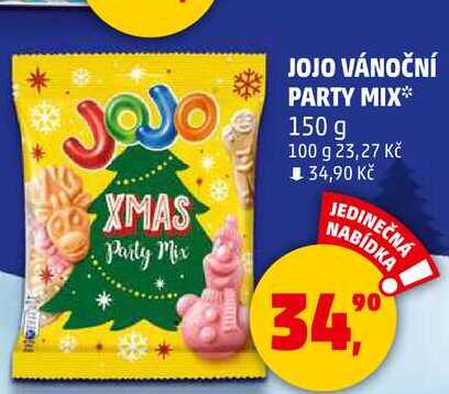 JOJO VÁNOČNÍ PARTY MIX, 150 g