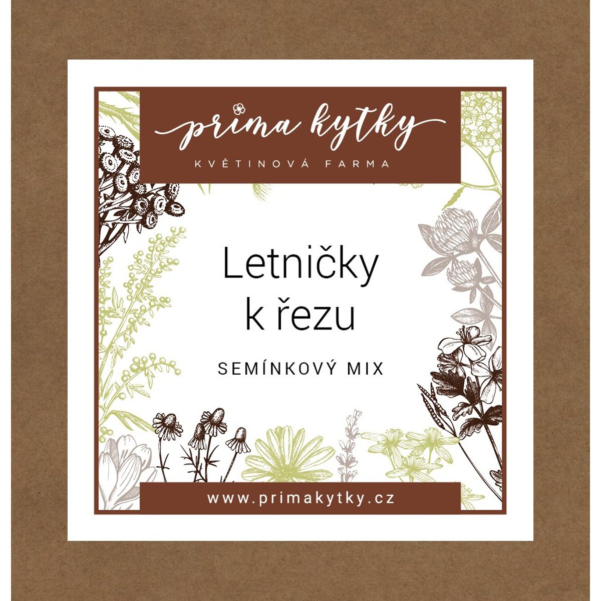 Prima kytky Mix květinových semínek "Letničky k řezu"