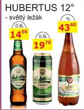 HUBERTUS 12° světlý ležák 1L