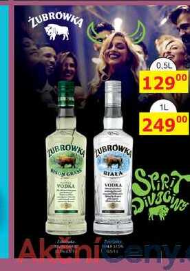 ZUBROWKA VODKA 0,5L  v akci