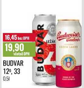 BUDVAR 33 0,5l