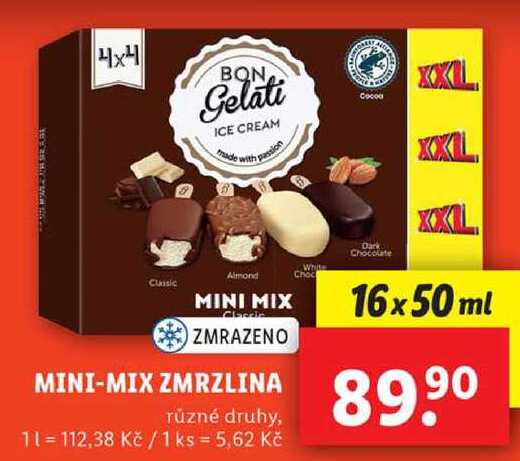 MINI-MIX ZMRZLINA, 16x 50 ml