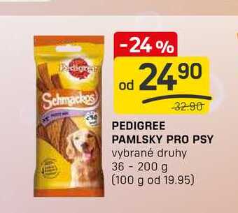 PEDIGREE PAMLSKY PRO PSY vybrané druhy 36 - 200 g