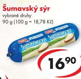 Šumavský sýr, 90 g