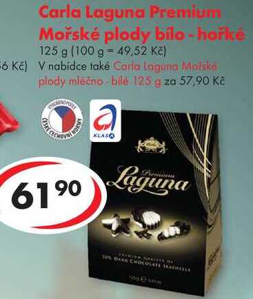 Carla Laguna Premium Mořské plody bílo - hořké, 125 g