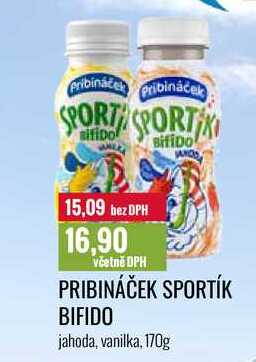 PRIBINÁČEK SPORTÍK BIFIDO 170g 