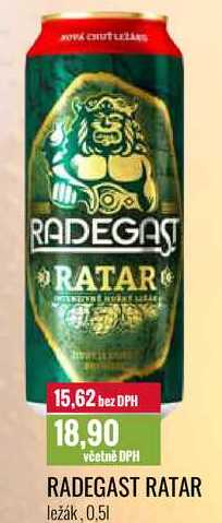 RADEGAST RATAR ležák, 0,5l