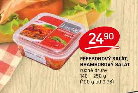 BRAMBOROVÝ SALÁT různé druhy 140 - 250 g