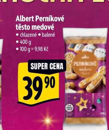 Albert Perníkové těsto medové chlazené 400 g