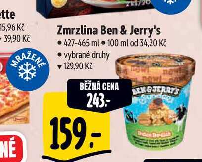  Zmrzlina Ben & Jerry's 427-465 ml  