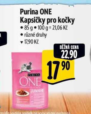 Purina ONE Kapsičky pro kočky 85 g 