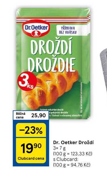 Dr. Oetker Droždí, 3x7 g 