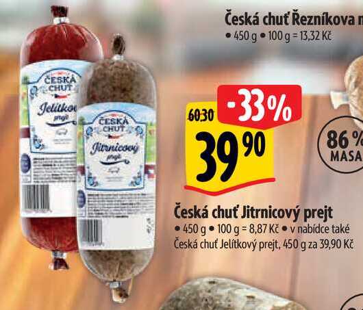 Česká chuť Jelítkový prejt, 450 g 