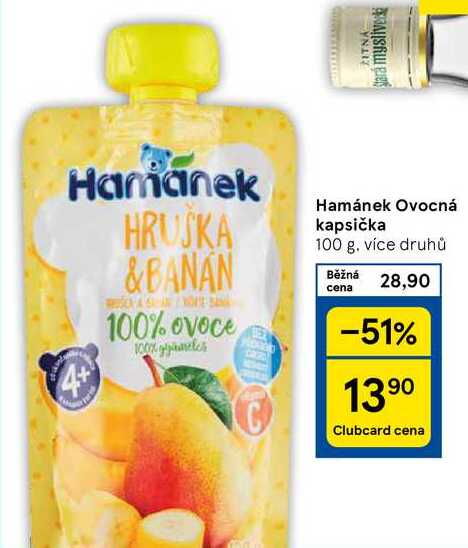 Hamánek Ovocná kapsička, 100 g