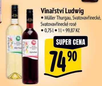 Vinařství Ludwig, 0,75 l