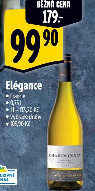 Elégance, 0,75 l