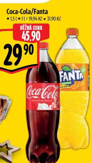 Coca-Cola/Fanta, 1,5 l