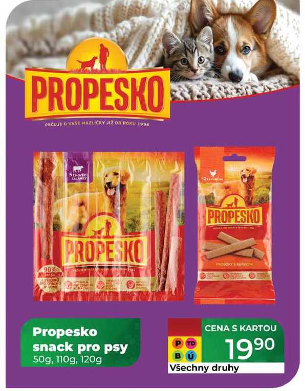 Propesko snack pro psy 50g 