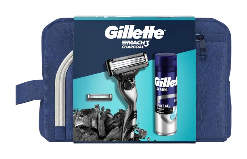 Gillette Dárková sada Gillette Mach3 Razor + gel na holení