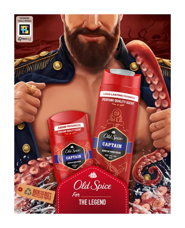 Old Spice Dárková sada Old Spice Dark Captain, 1 ks