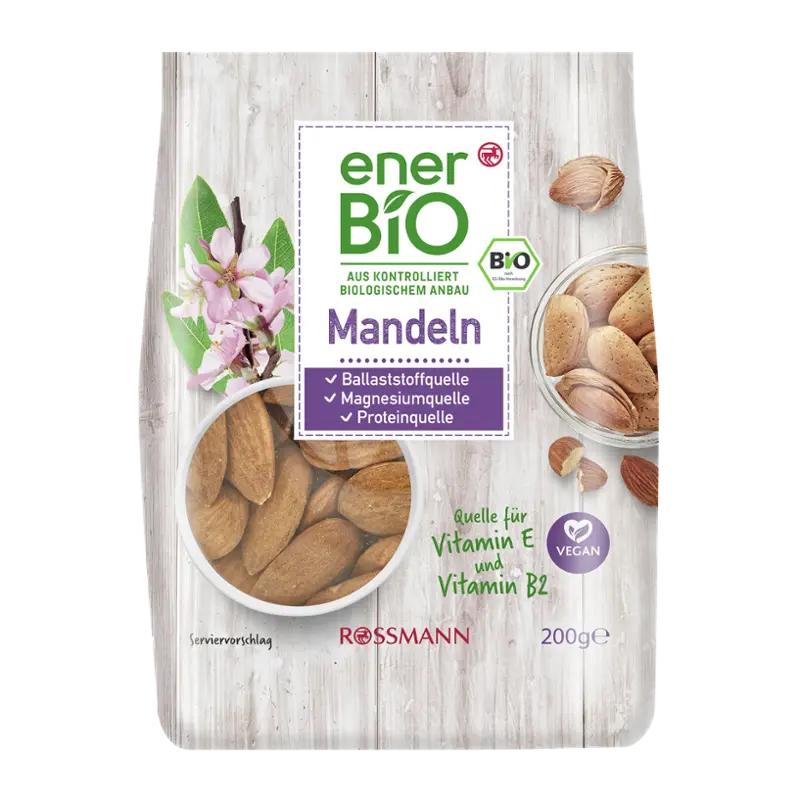 enerBiO Jádra mandlí, 200 g