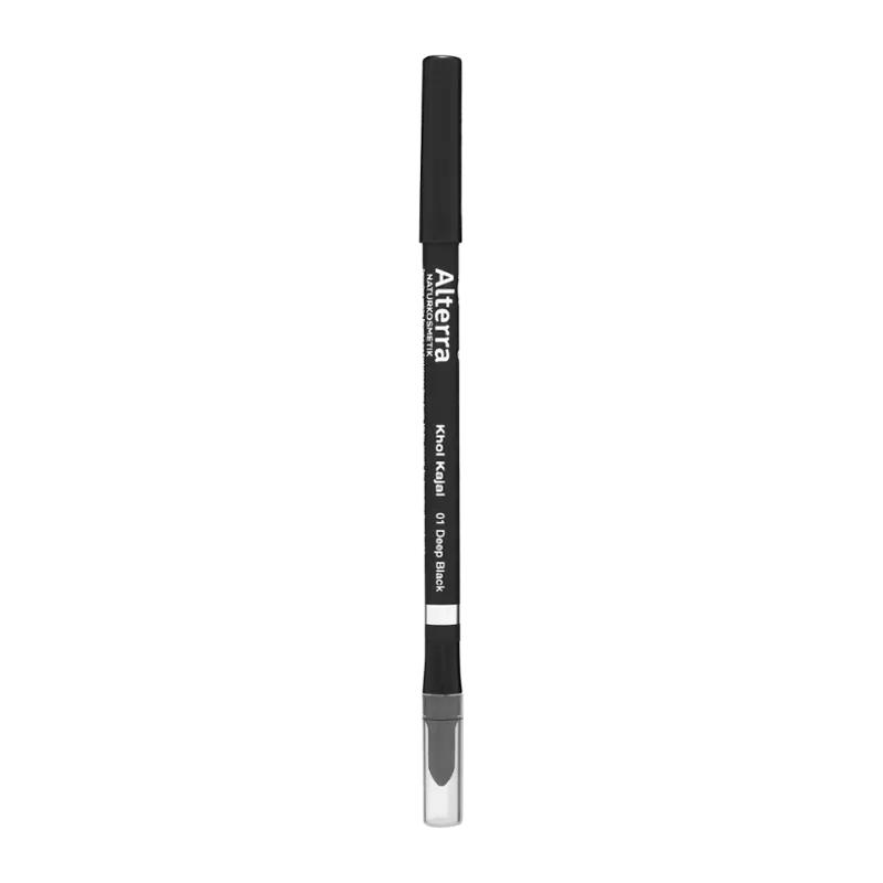 Alterra Naturkosmetik Tužka na oči Khol Kajal 01 Deep black, 1 ks