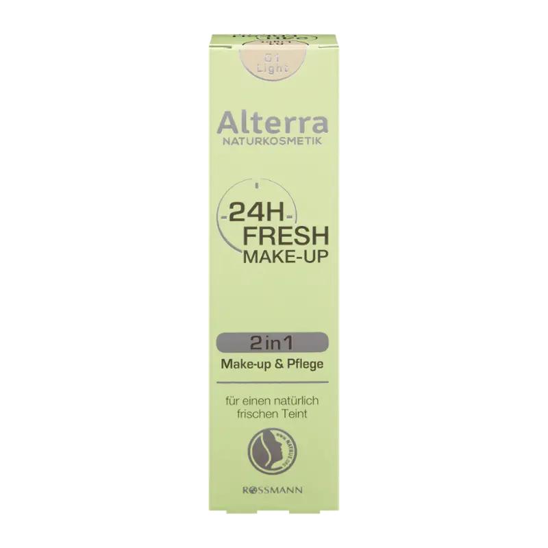 Alterra Naturkosmetik Make-up 24h Fresh 01 Light, 1 ks