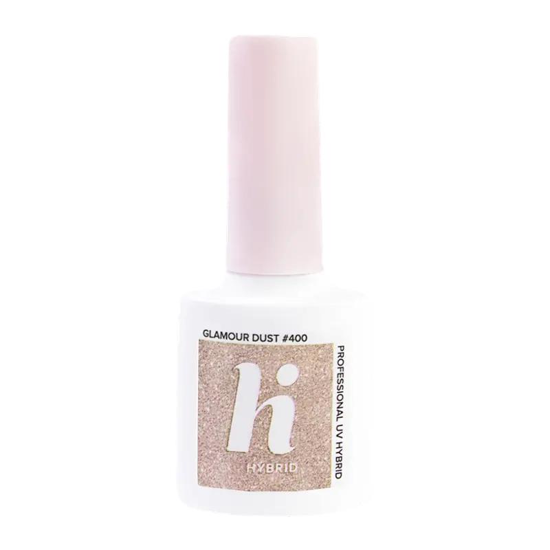 Hi Hybrid UV Gel lak na nehty 400 Glamour dust, 1 ks