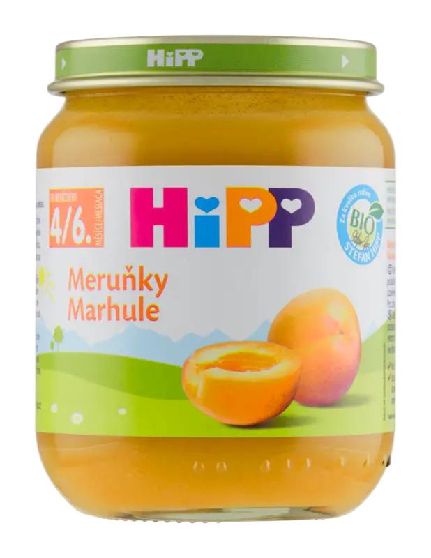 HiPP BIO ovocný příkrm meruňky, 125 g