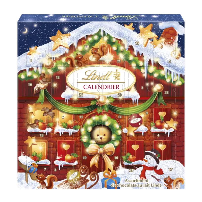 Lindt Adventní kalendář Lindt Teddy, 124 g