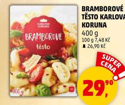 BRAMBOROVÉ TĚSTO KARLOVE KORUNA, 400 g 