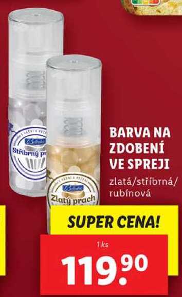 BARVA NA ZDOBENÍ VE SPREJI 