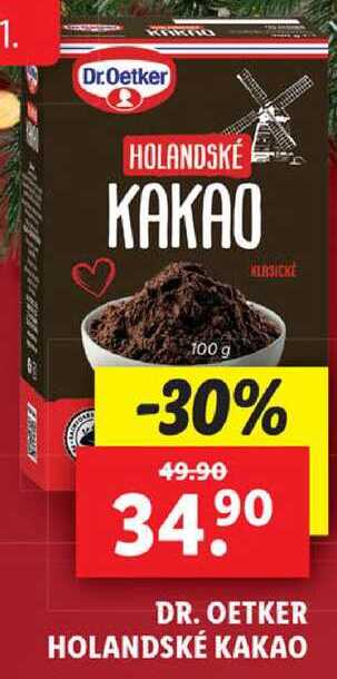 DR. OETKER HOLANDSKÉ KAKAO, 100 g