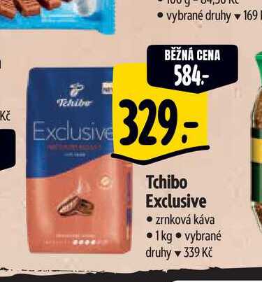   Tchibo Exclusive  zrnková káva • 1kg  