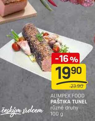 PAŠTIKA TUNEL různé druhy 100 g 