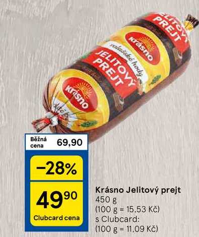 Krásno Jelitový prejt, 450 g