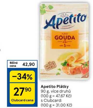 Apetito Plátky, 90 g