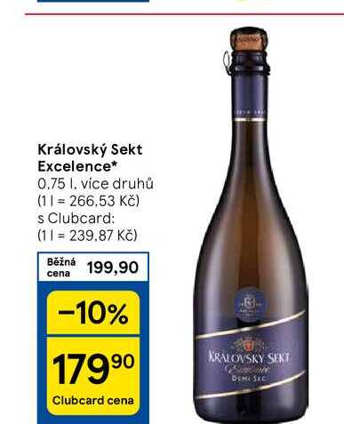 Královský Sekt Excelence, 0.75 l