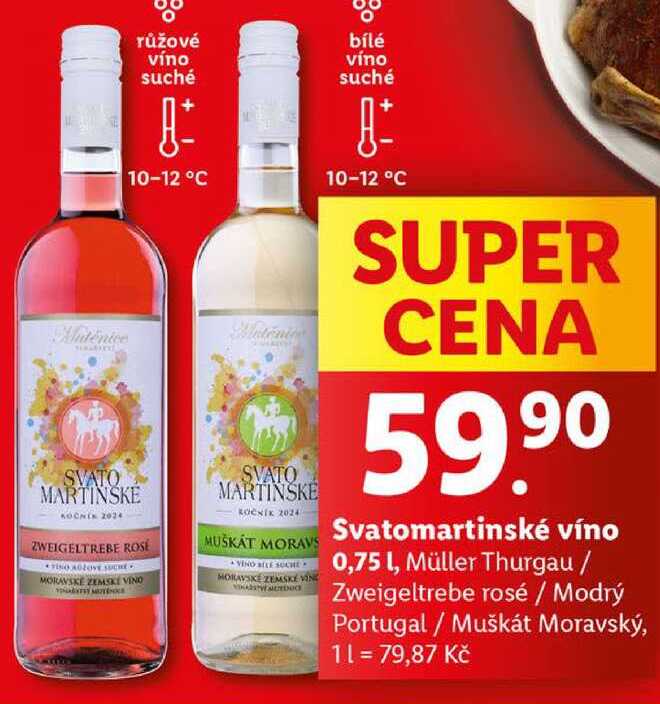 Svatomartinské víno, 0,75 l