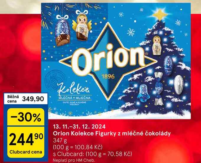 Orion Kolekce Figurky z mléčné čokolády, 347 g