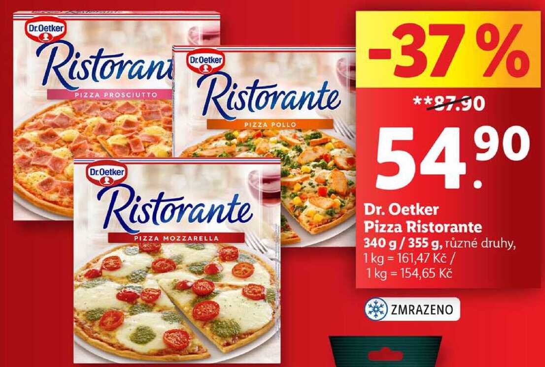 Dr. Oetker Pizza Ristorante, 340 g/355 g