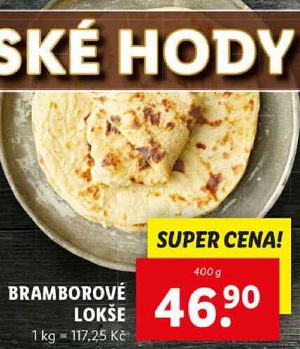 BRAMBOROVÉ LOKŠE, 400 g