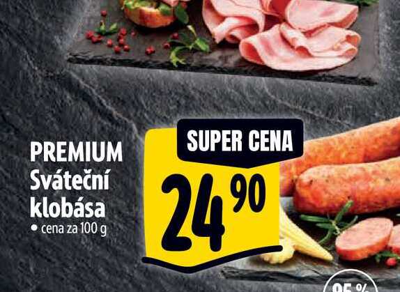  PREMIUM Sváteční klobása 100 g 