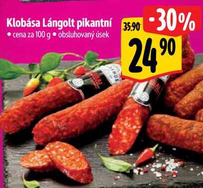 Klobása Lángolt pikantní  100 g